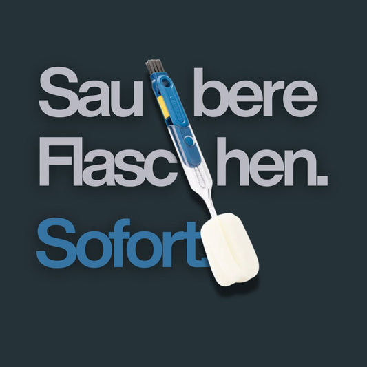 BottleBuddy 5 in 1 - Deine All-in-One Flaschenreinigungs-Bürste!