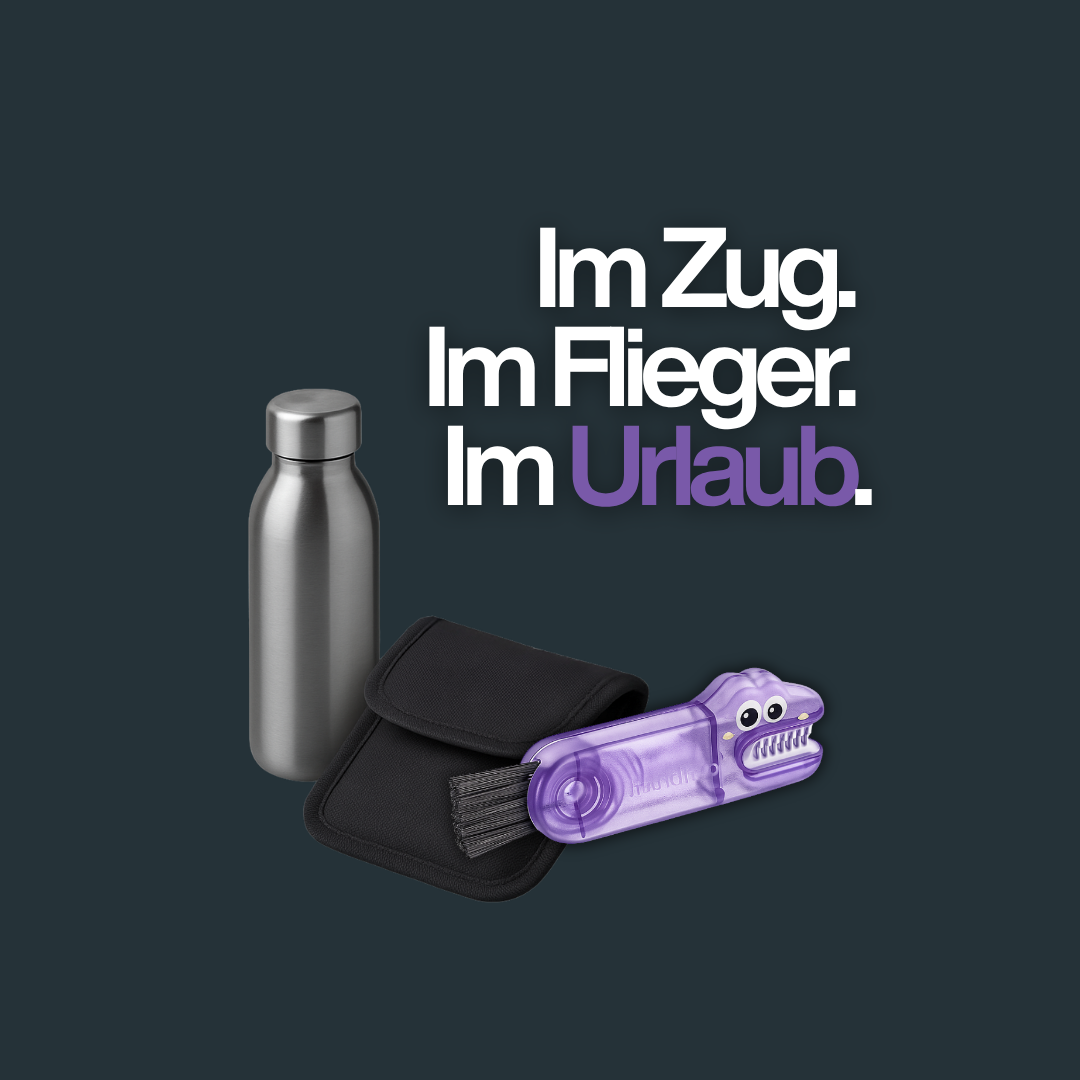 MyBottleBuddy Junior | Deine 3-in-1 Reinigungsbürste für Flaschen & Tassen!