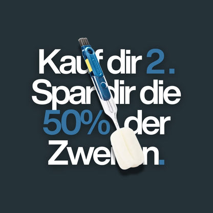 BottleBuddy 5 in 1 - Deine All-in-One Flaschenreinigungs-Bürste!