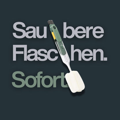 BottleBuddy 5 in 1 - Deine All-in-One Flaschenreinigungs-Bürste!